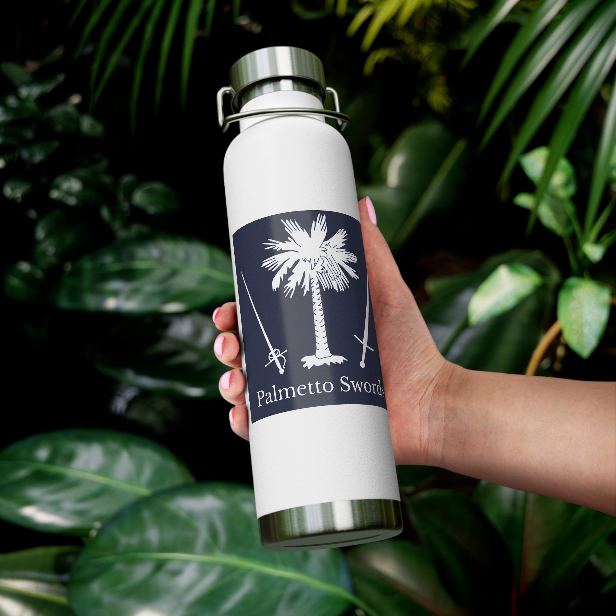 Palmetto Swords Logo 22oz Stainless Steel Watter Bottle