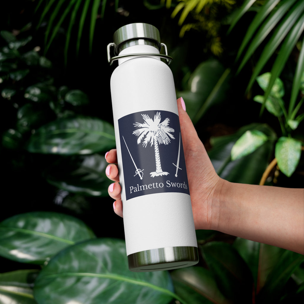 Palmetto Swords Logo 22oz Stainless Steel Watter Bottle