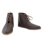 GDFB Front Laced Ankle Boots - Dark Brown