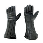 Red Dragon padded rapier fencing gloves.
