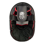 Red Dragon Tournament mask CEN 2 rated bib close-up