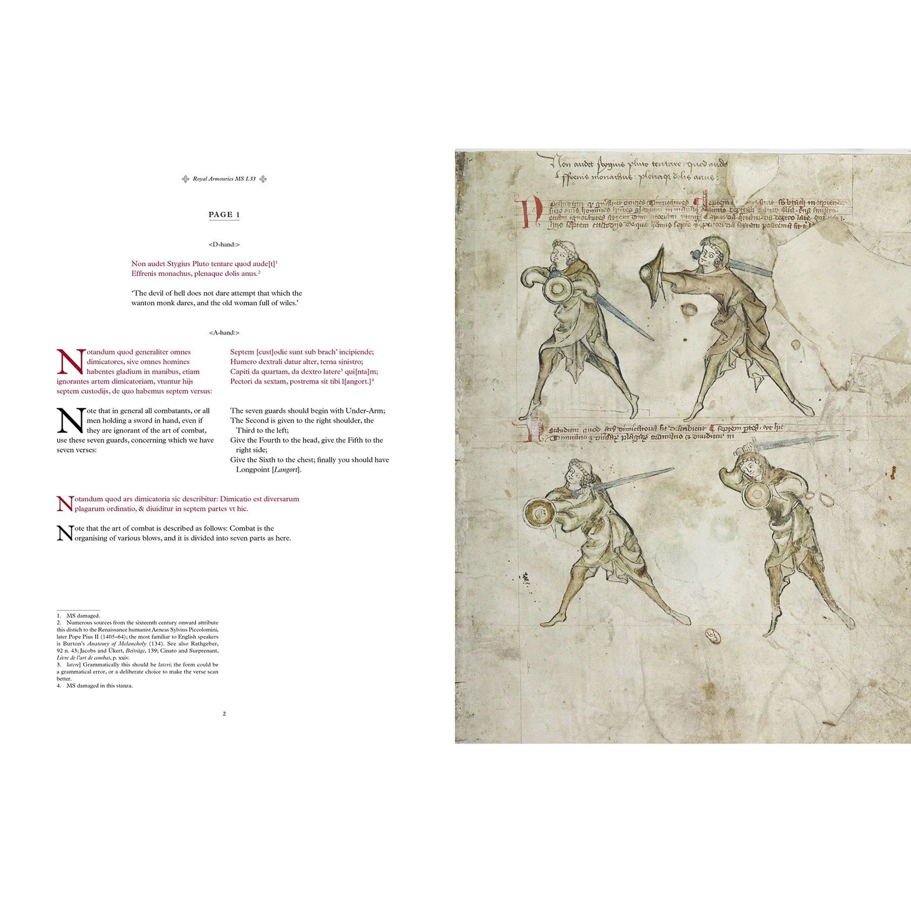 Medieval Art of Swordsmanship MS I.33 – Jeffrey Forgeng