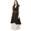 Burgschneider wrap style medieval woman's dress.
