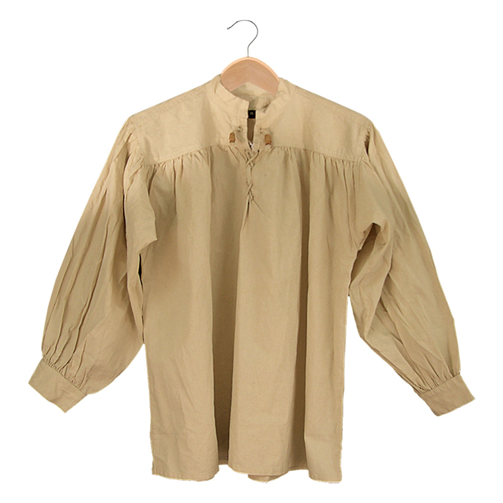 GDFB Cotton Shirt - Collarless - Laced w/ Toggles