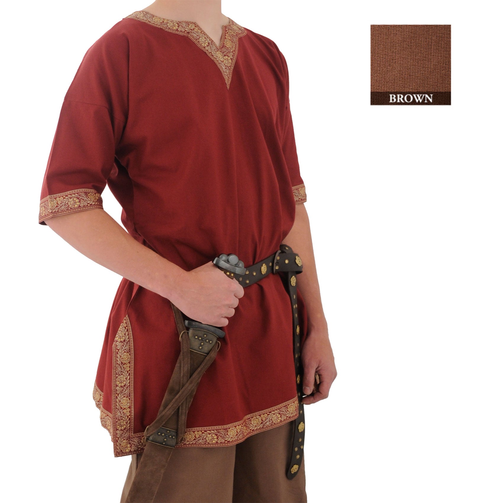 GDFB Medieval Shirt - Half Sleeve - Ribbon Trim