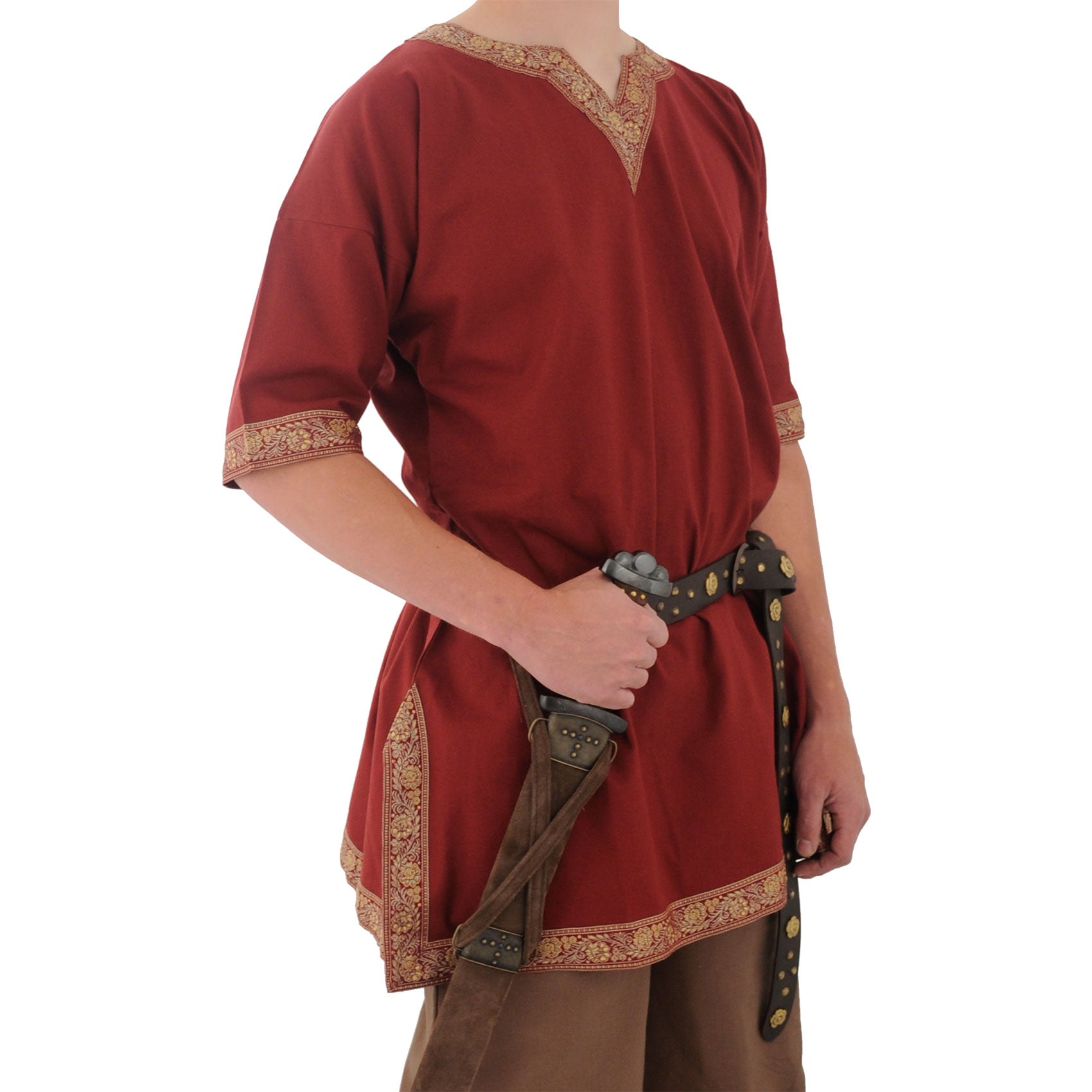 GDFB Medieval Shirt - Half Sleeve - Ribbon Trim