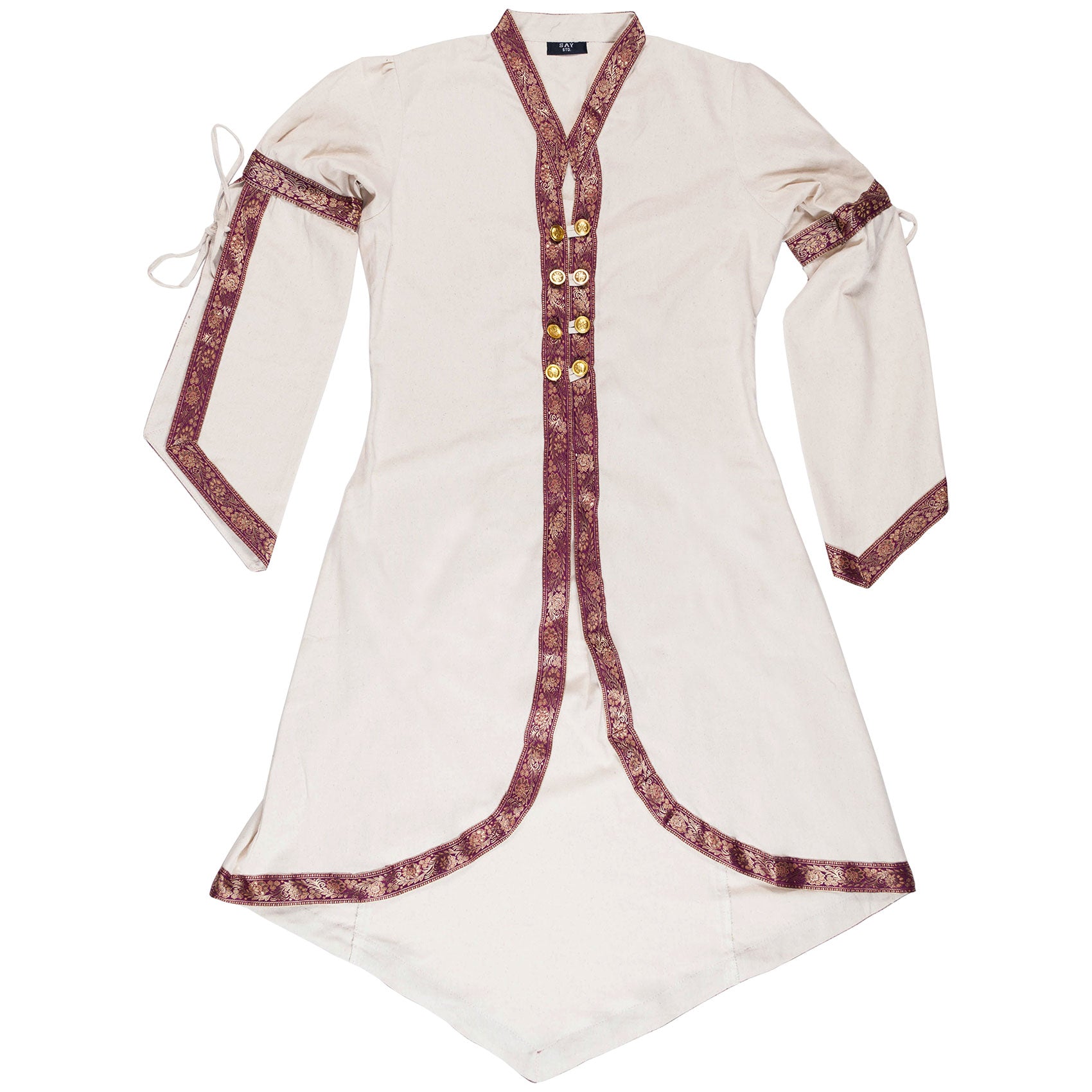 GDFB Medieval Kirtle Women's Back-Laced Cotton Cloak