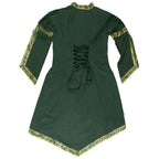 GDFB Medieval Kirtle Women's Back-Laced Cotton Cloak