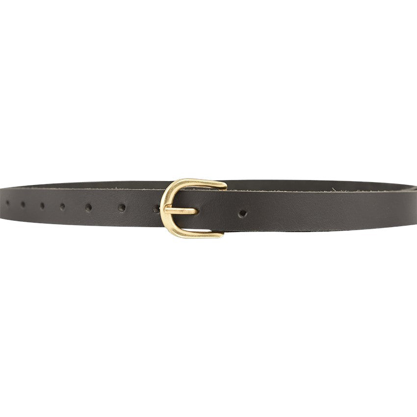 Black leather medieval style belt.