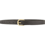 Black leather medieval style belt.