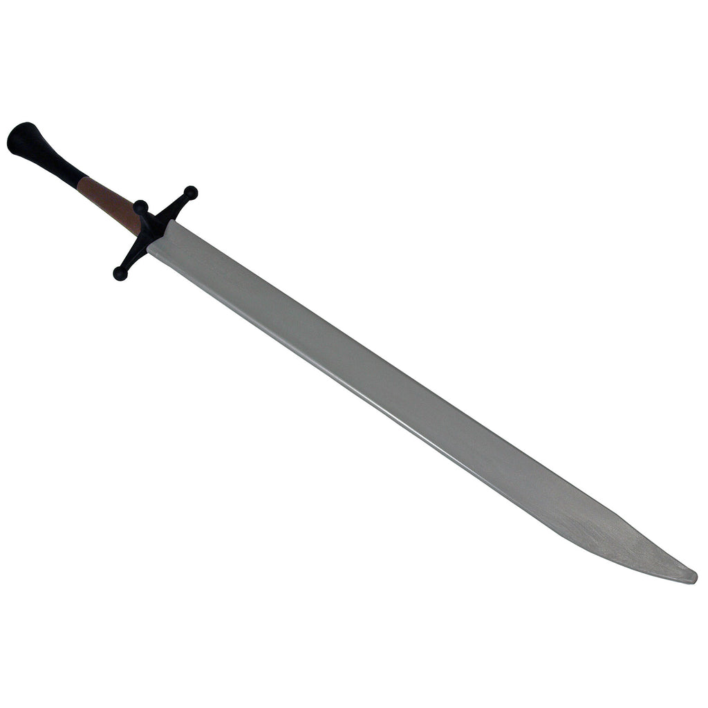 Red Dragon synthetic langes messer with silver blade and black hilt