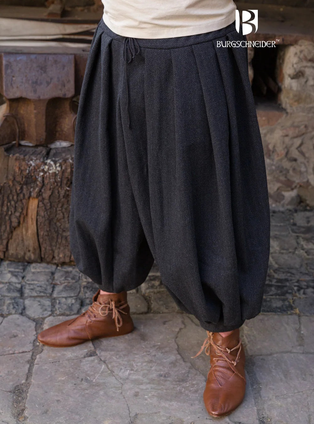Grey Rus style viking pants for LARP.