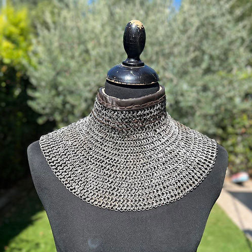 Chainmail Tailor Standard Gorget - 8mm Stainless Steel Rings