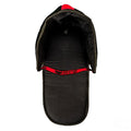 Red Dragon leather mask overlay side view, mask not included