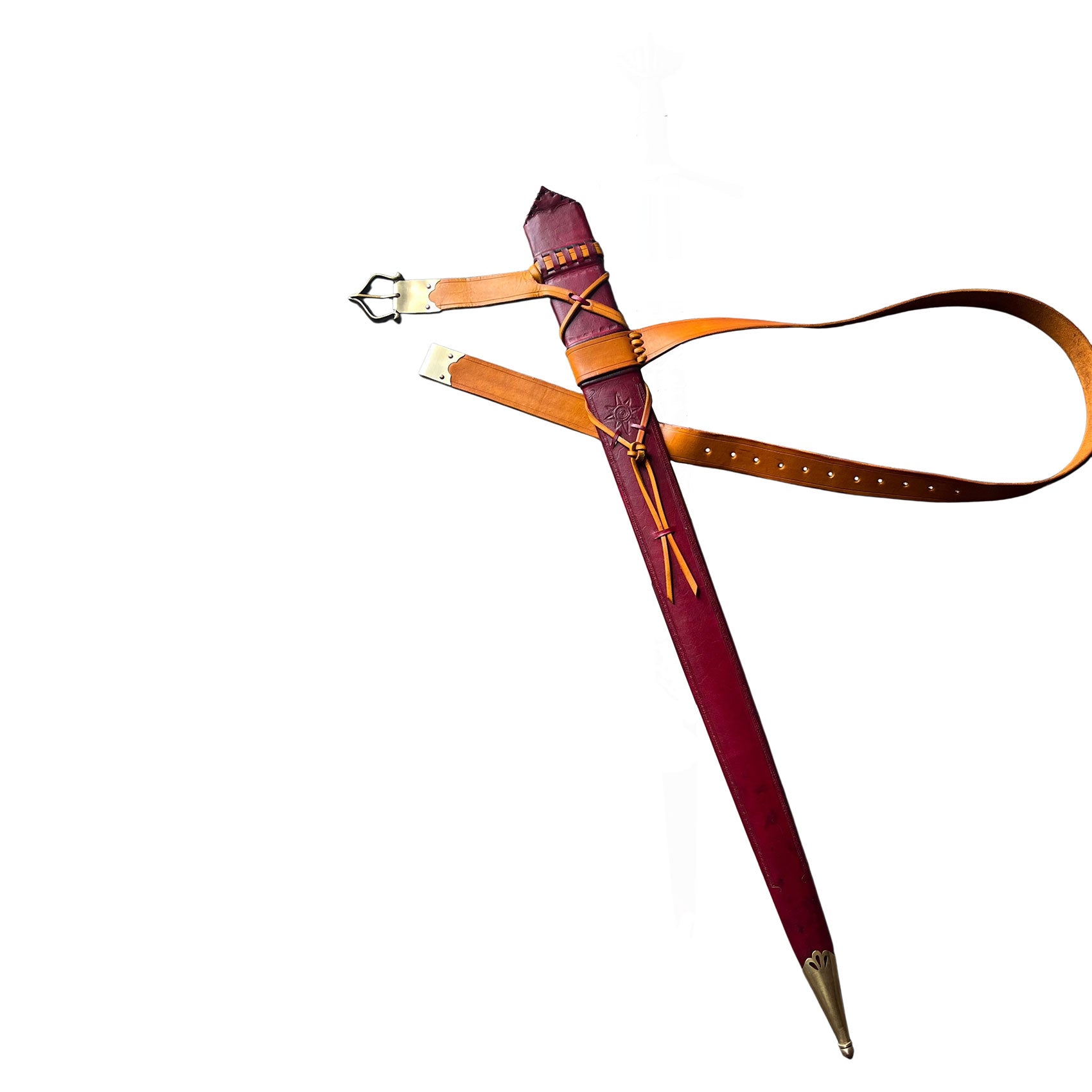Lowe Valley Leather Craft Albion Cathness/Laird Scabbard - Red