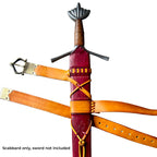 Lowe Valley Leather Craft Albion Cathness/Laird Scabbard - Red