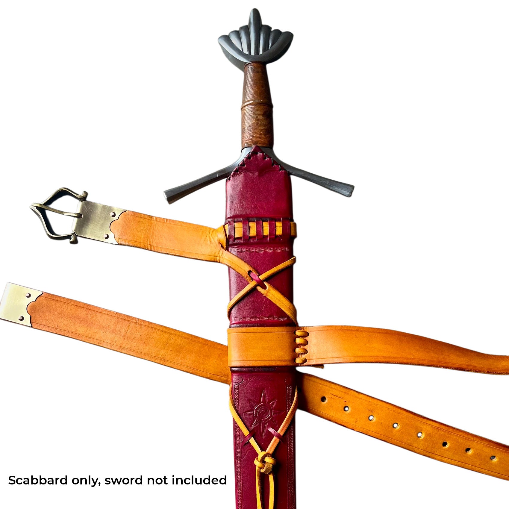 Lowe Valley Leather Craft Albion Cathness/Laird Scabbard - Red