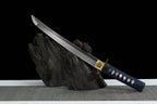 Shinken of Swords Clay Tempered T10 Steel Tanto - Iron Tsuba