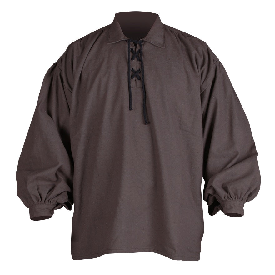 Jonathan Shirt in Brown – front view
