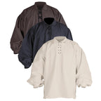 Jonathan Shirt in Black and Cream – side by side comparison