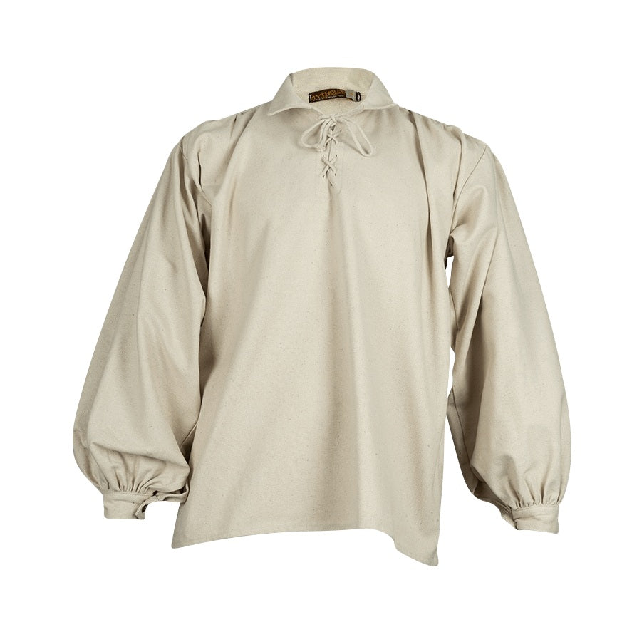 Jonathan Shirt in Cream – full front view