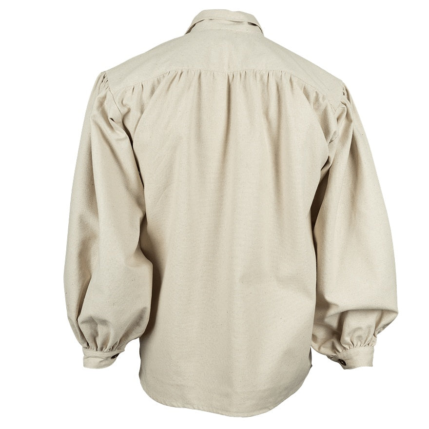 Jonathan Shirt in Cream – back view