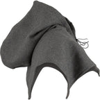 Warm grey medieval hood for Ren Faire. 