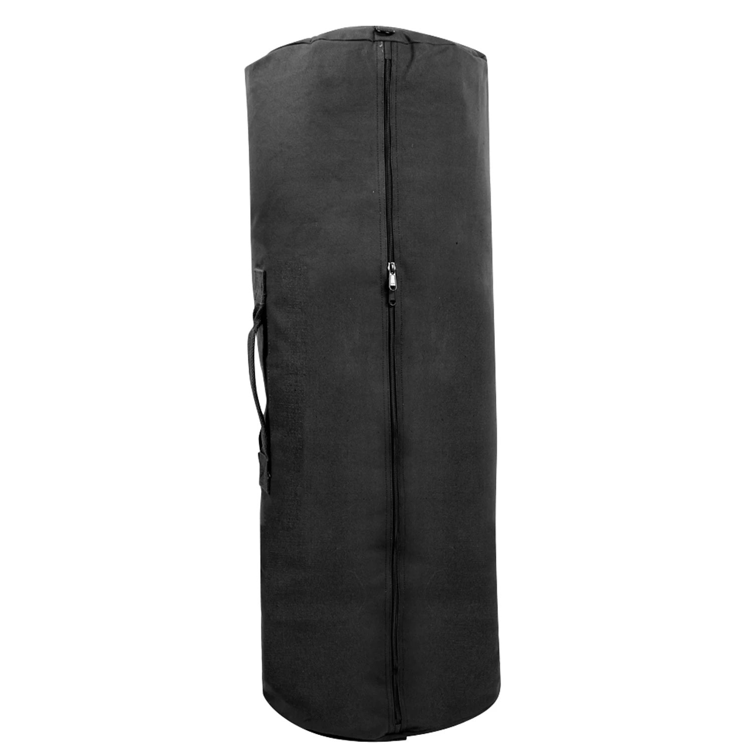 Rothco zippered duffel bag, black.