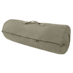 Rothco Canvas Duffel Bag - Side Zipper