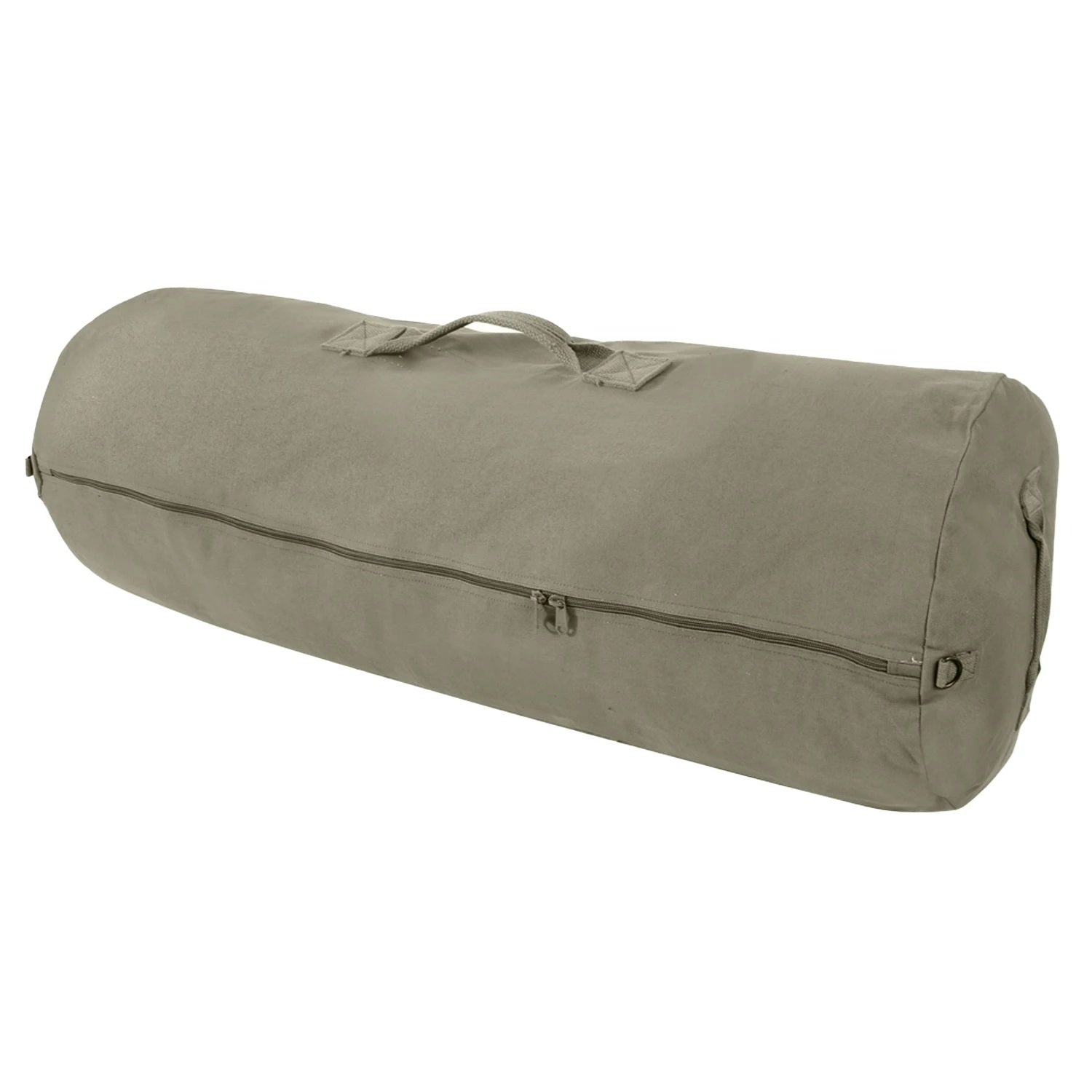 Rothco Canvas Duffel Bag - Side Zipper