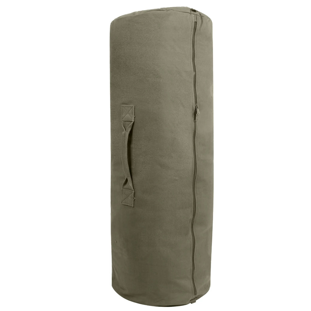 Rothco Canvas Duffel Bag - Side Zipper