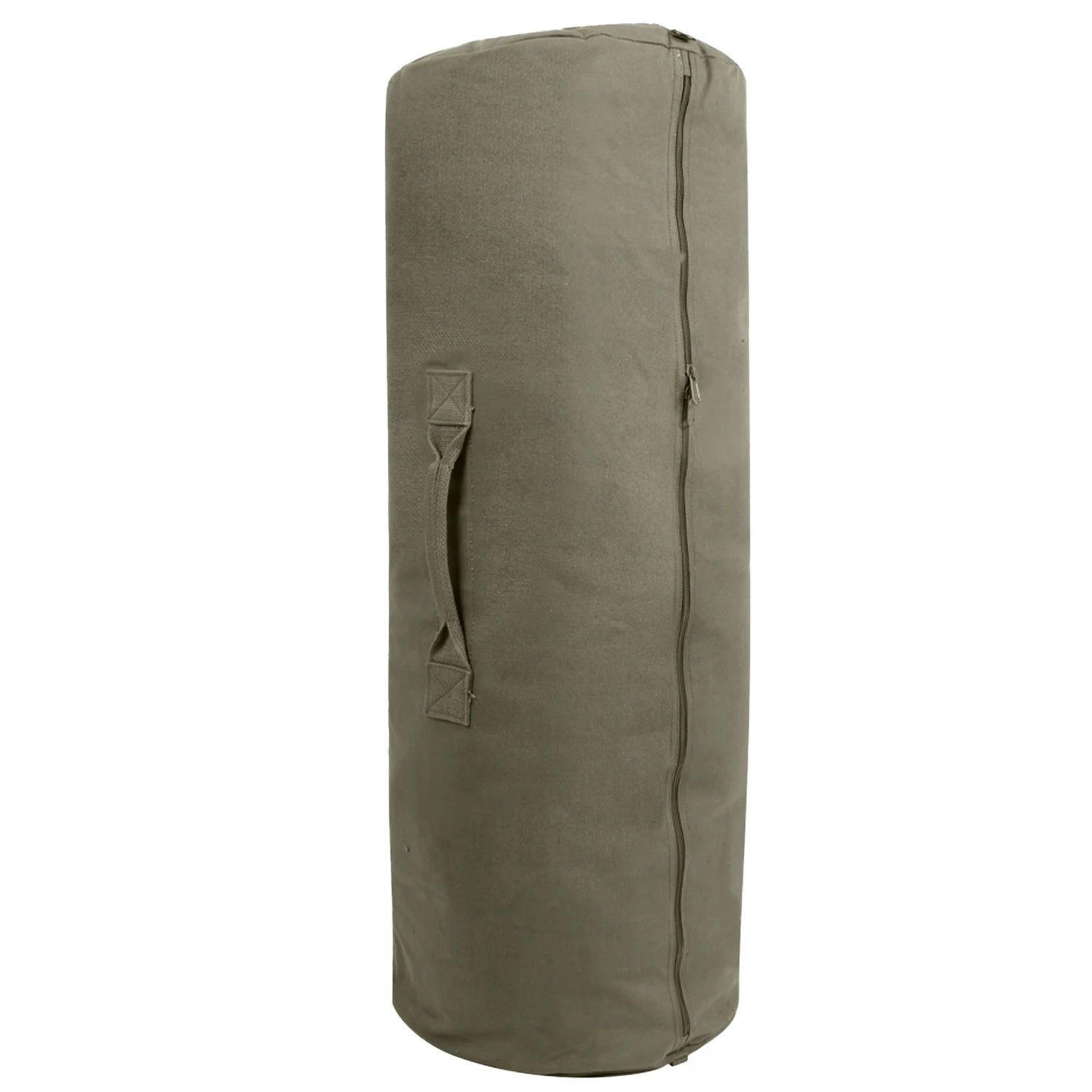 Rothco Canvas Duffel Bag - Side Zipper